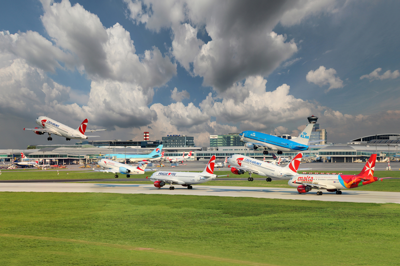 Prague Airport consists of two passenger terminals. 